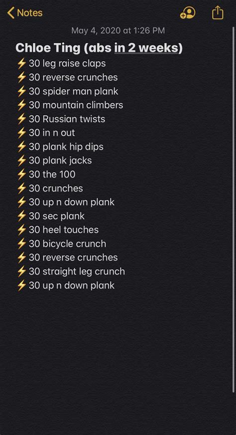 cloething challenge|chloe ting ab workout list.